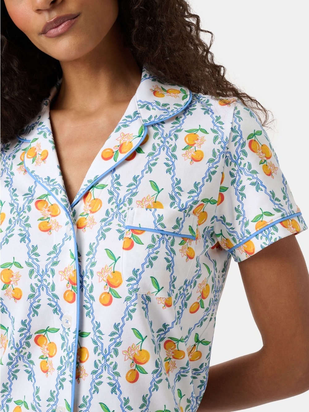 Roller Rabbit Clementine Trellis Polo Pajamas